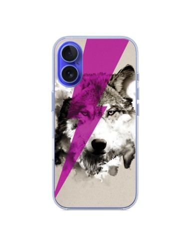 Coque iPhone 16 Wolf Rocks - Robert Farkas