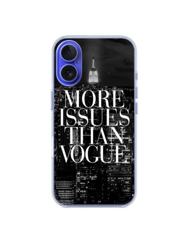 Coque iPhone 16 More Issues Than Vogue New York - Rex Lambo