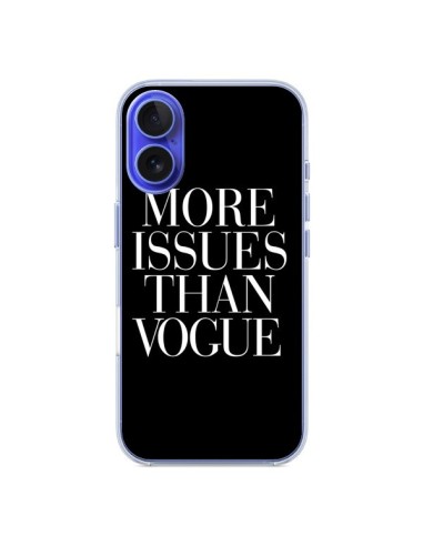 Coque iPhone 16 More Issues Than Vogue - Rex Lambo