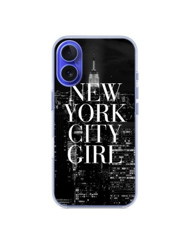 Coque iPhone 16 New York City Girl - Rex Lambo