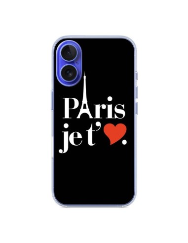 Coque iPhone 16 Paris je t'aime - Rex Lambo