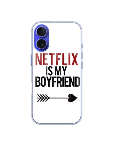 Coque iPhone 16 Netflix is my Boyfriend - Rex Lambo