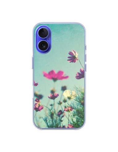 Coque iPhone 16 Fleurs Reach for the Sky - Sylvia Cook