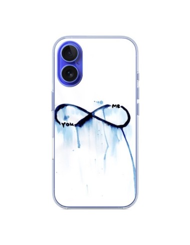 Coque iPhone 16 Forever You and Me Love - Sara Eshak