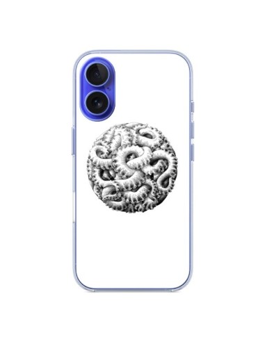 Coque iPhone 16 Boule Tentacule Octopus Poulpe - Senor Octopus