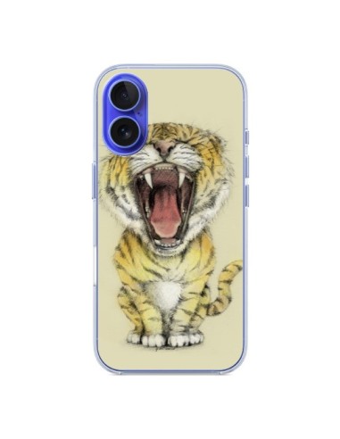 Coque iPhone 16 Lion Rawr - Tipsy Eyes