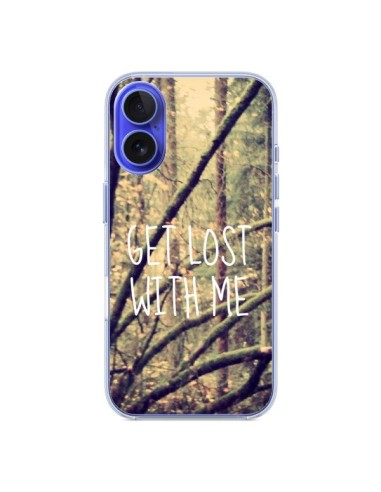 Coque iPhone 16 Get lost with me foret - Tara Yarte