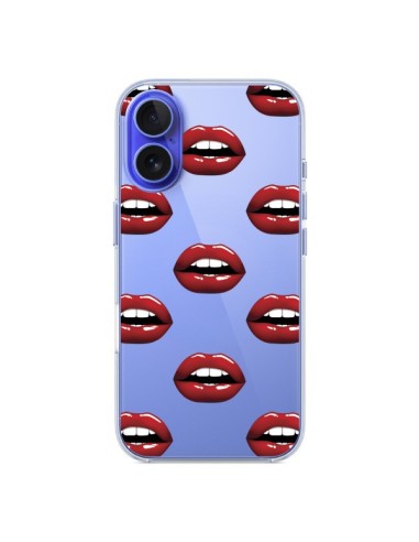 iPhone 16 Case Lips Red Clear - Yohan B.