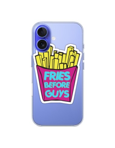 Coque iPhone 16 Fries Before Guys Transparente - Yohan B.