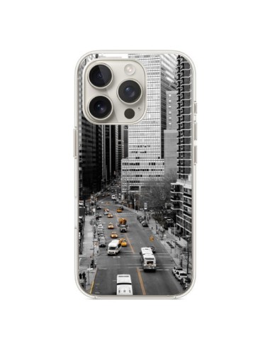 Coque iPhone 16 Pro New York Noir et Blanc - Anaëlle François