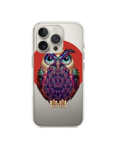 Coque iPhone 16 Pro Chouette Hibou Owl Transparente - Ali Gulec