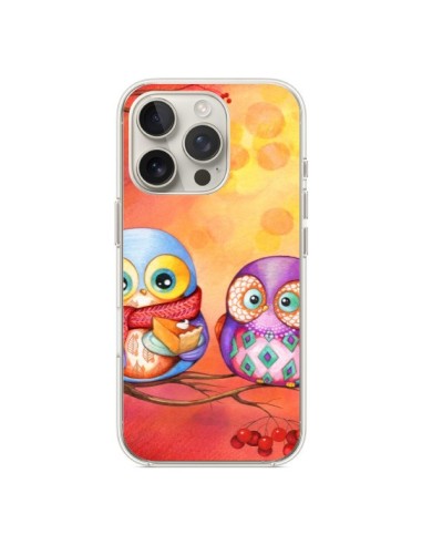 Coque iPhone 16 Pro Chouette Arbre - Annya Kai