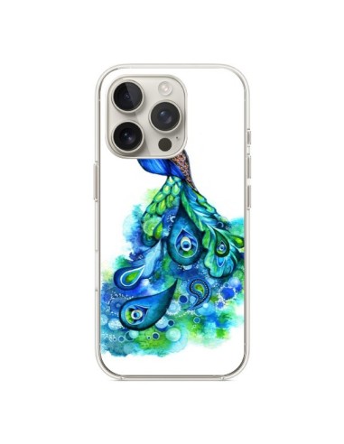 Coque iPhone 16 Pro Paon Multicolore - Annya Kai