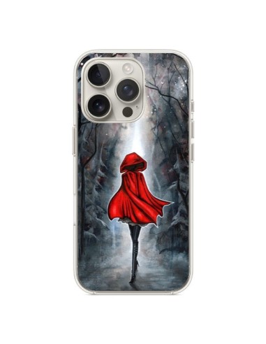 Cover iPhone 16 Pro Cappuccetto Rosso Legno - Annya Kai