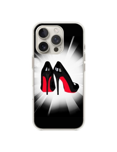 Coque iPhone 16 Pro Chaussures Semelles Rouges Red Soles Femme - Aurelie Scour