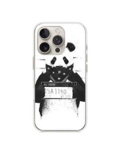 Cover iPhone 16 Pro Panda Cattivo Prigione - Balazs Solti