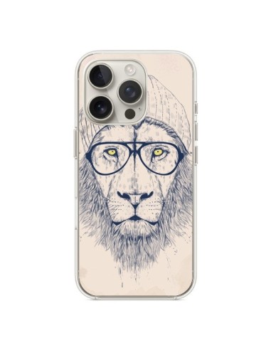 Coque iPhone 16 Pro Cool Lion Lunettes - Balazs Solti