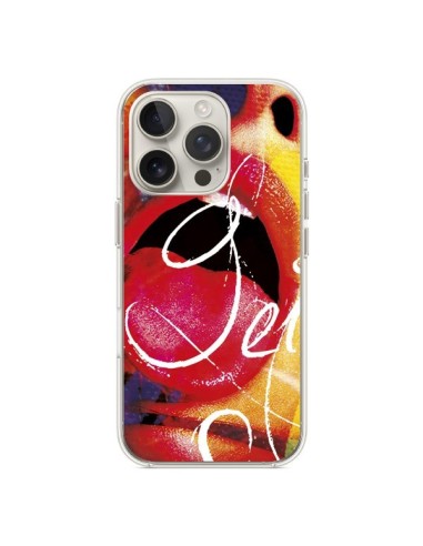 Coque iPhone 16 Pro Get Bouche Sexy - Brozart