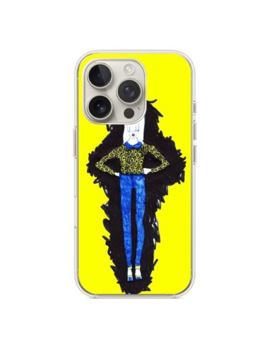 iPhone 16 Pro Case Julie Fashion Girl Yellow - Cécile