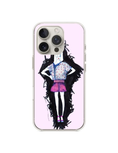 iPhone 16 Pro Case Valentine Fashion Girl Light Pink - Cécile