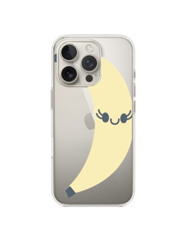 Coque iPhone 16 Pro Banana Banane Fruit Transparente - Claudia Ramos