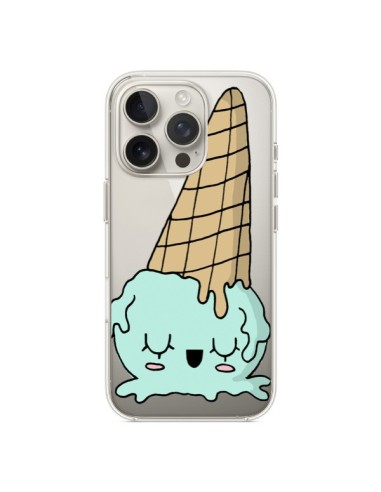 Coque iPhone 16 Pro Ice Cream Glace Summer Ete Renverse Transparente - Claudia Ramos