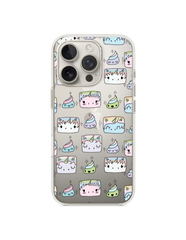 Coque iPhone 16 Pro Licorne Unicorn Cute Swag Transparente - Claudia Ramos