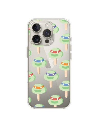 Cover iPhone 16 Pro Tartarughe Ninja Trasparente - Claudia Ramos