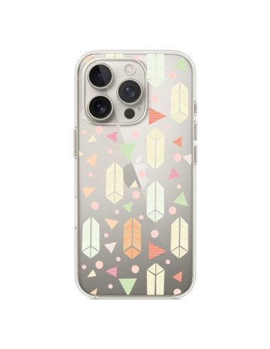 Coque iPhone 16 Pro Arrow Fleche Azteque Transparente - Claudia Ramos