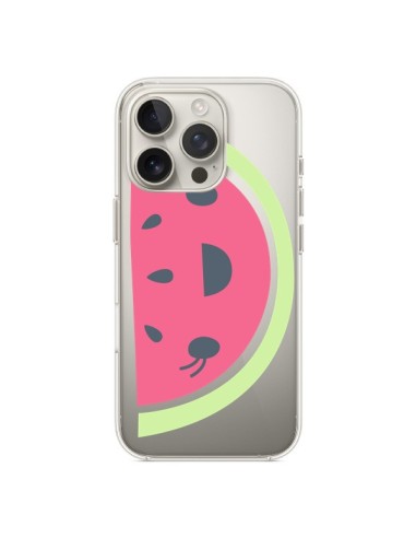 Coque iPhone 16 Pro Pasteque Watermelon Fruit Transparente - Claudia Ramos