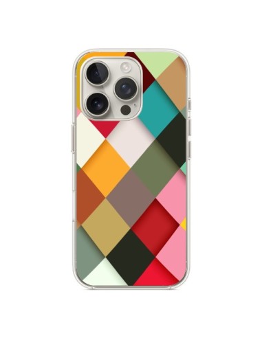 Coque iPhone 16 Pro Colorful Mosaique - Danny Ivan