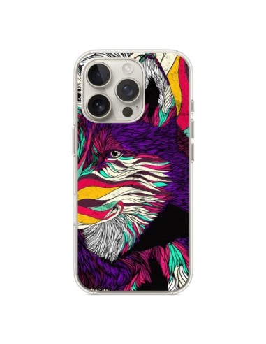 Coque iPhone 16 Pro Color Husky Chien Loup - Danny Ivan