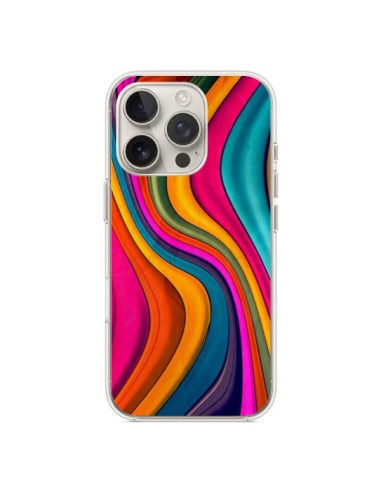 Coque iPhone 16 Pro Love Color Vagues - Danny Ivan