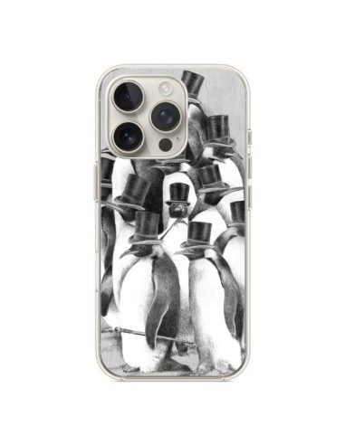 Cover iPhone 16 Pro Pingouins Gentlemen - Eric Fan