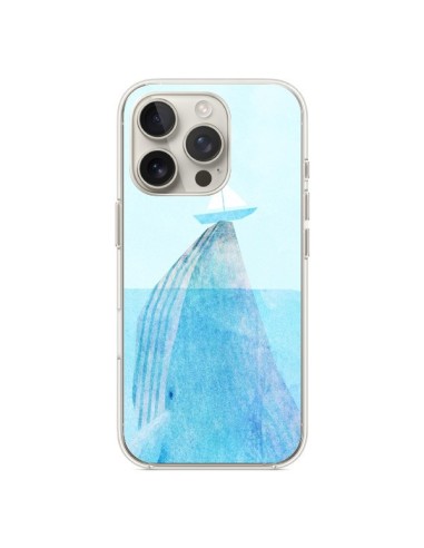 Coque iPhone 16 Pro Baleine Whale Bateau Mer - Eric Fan