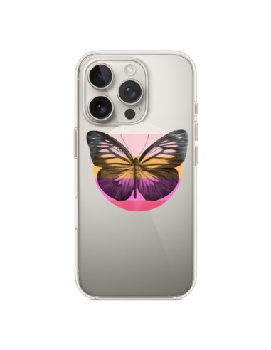 Coque iPhone 16 Pro Papillon Butterfly Transparente - Eric Fan