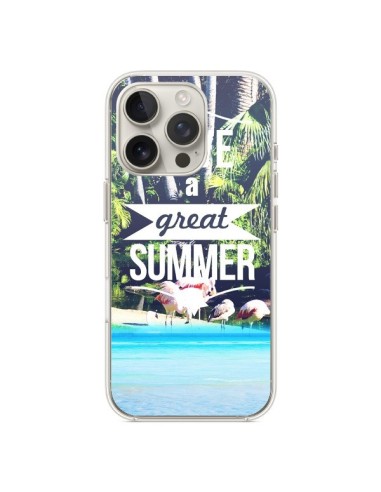 Coque iPhone 16 Pro Have a Great Summer Eté - Eleaxart