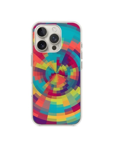 iPhone 16 Pro Case Color Spiral Red Green - Eleaxart