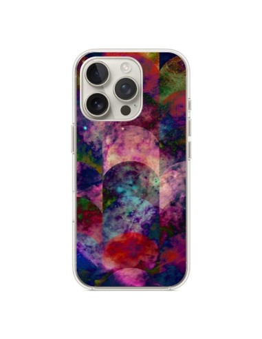 Coque iPhone 16 Pro Abstract Galaxy Azteque - Eleaxart