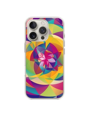 Coque iPhone 16 Pro Acid Blossom Fleur - Eleaxart