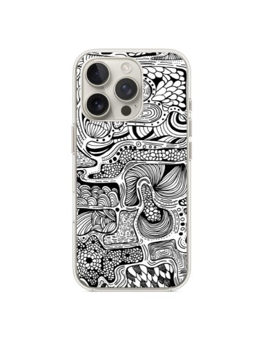 Coque iPhone 16 Pro Reflejo Reflet Noir et Blanc - Eleaxart