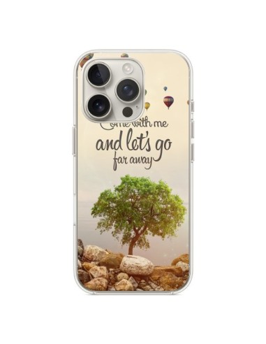 Coque iPhone 16 Pro Let's Go Far Away Ballons - Eleaxart