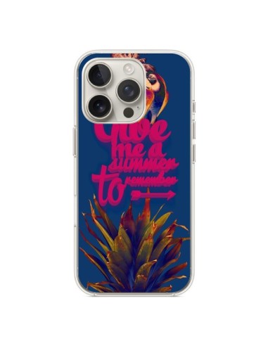 Coque iPhone 16 Pro Give me a summer to remember souvenir paysage - Eleaxart