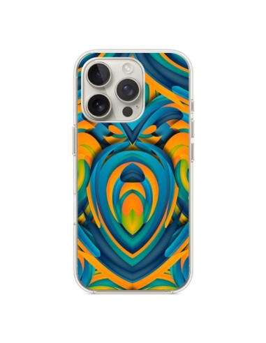 Coque iPhone 16 Pro Cross Heart Azteque Coeur - Eleaxart