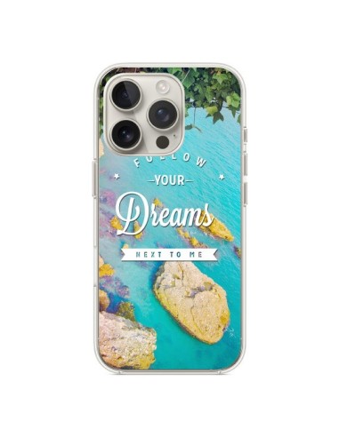 Coque iPhone 16 Pro Follow your dreams Suis tes rêves Islands - Eleaxart