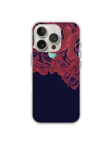 Coque iPhone 16 Pro Roses - Eleaxart