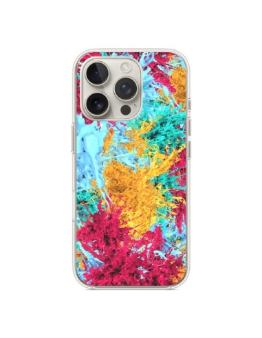 Coque iPhone 16 Pro Splashes Peintures - Eleaxart