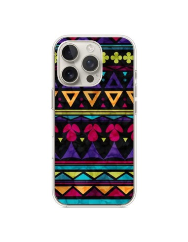 Coque iPhone 16 Pro Triangles Pattern Azteque - Eleaxart