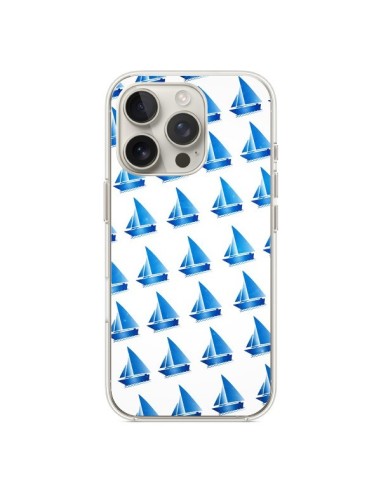 Coque iPhone 16 Pro Bateau Voilier Barquitos - Eleaxart