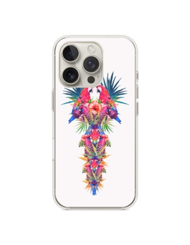 Coque iPhone 16 Pro Parrot Kingdom Royaume Perroquet - Eleaxart